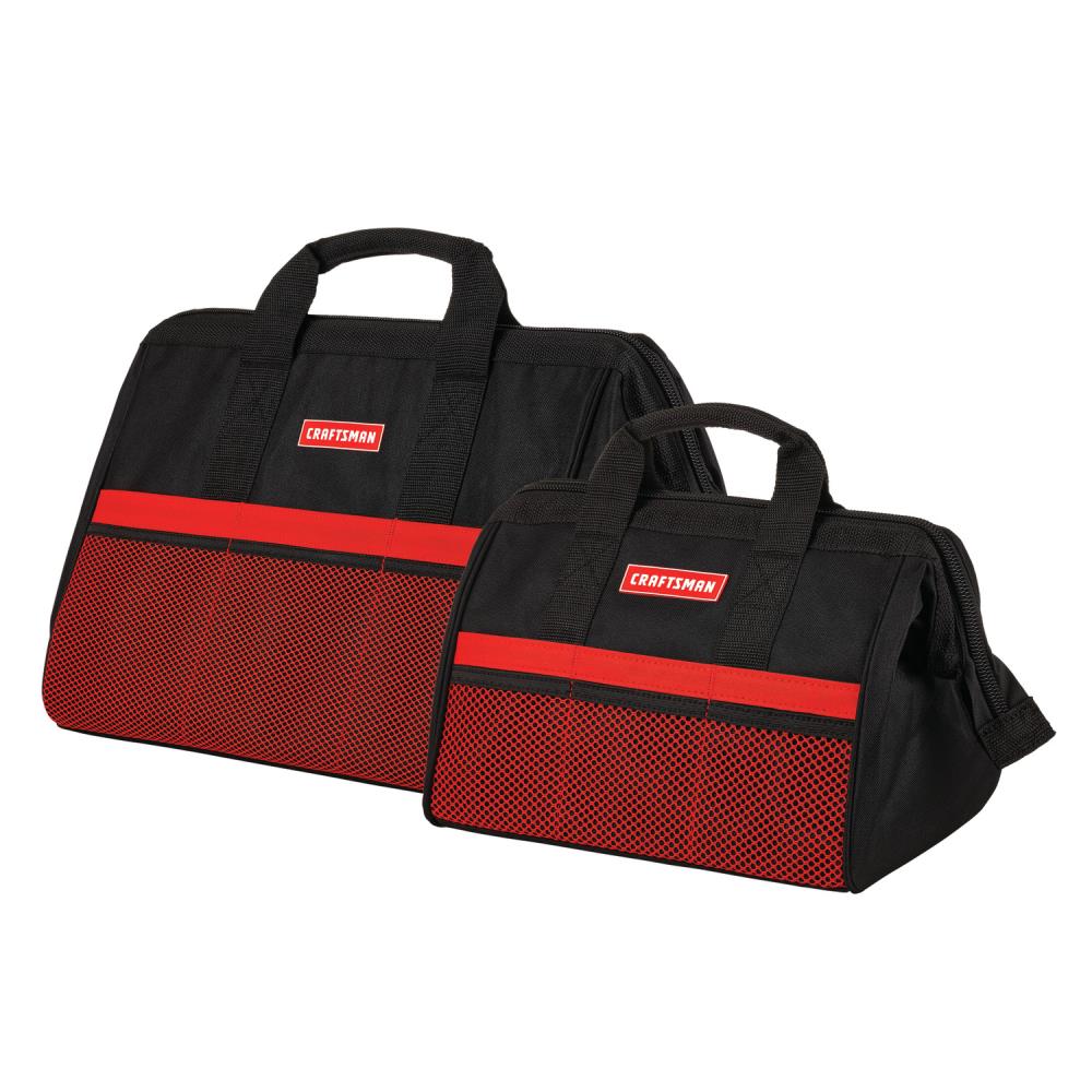 Fits all types of Tools Craftsman Super Strong 13 & 18 inch Tool Bag Combo Set 