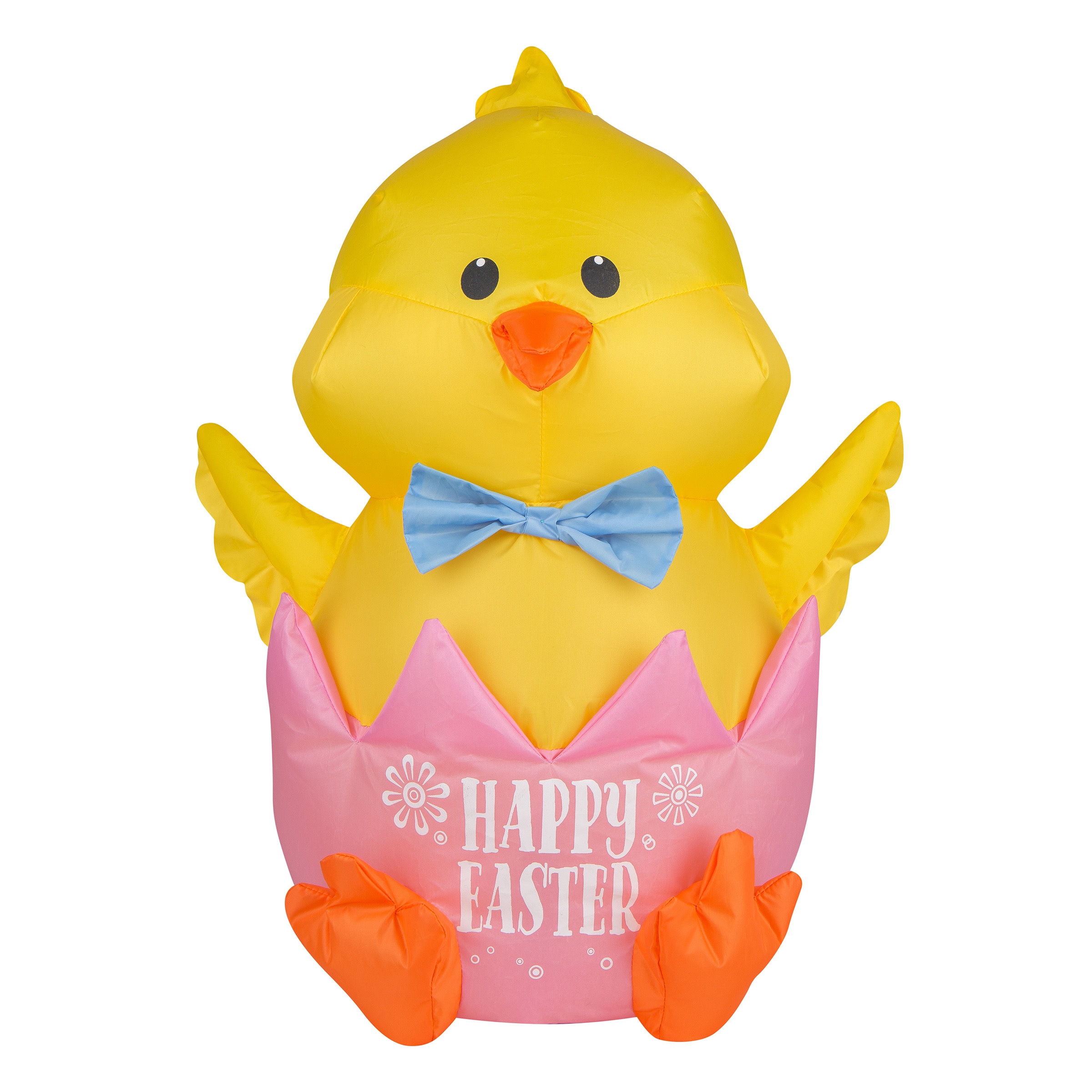 Spring Yellow Chicks Happy Easter Hanging Ornament Card Holiday Decoration 