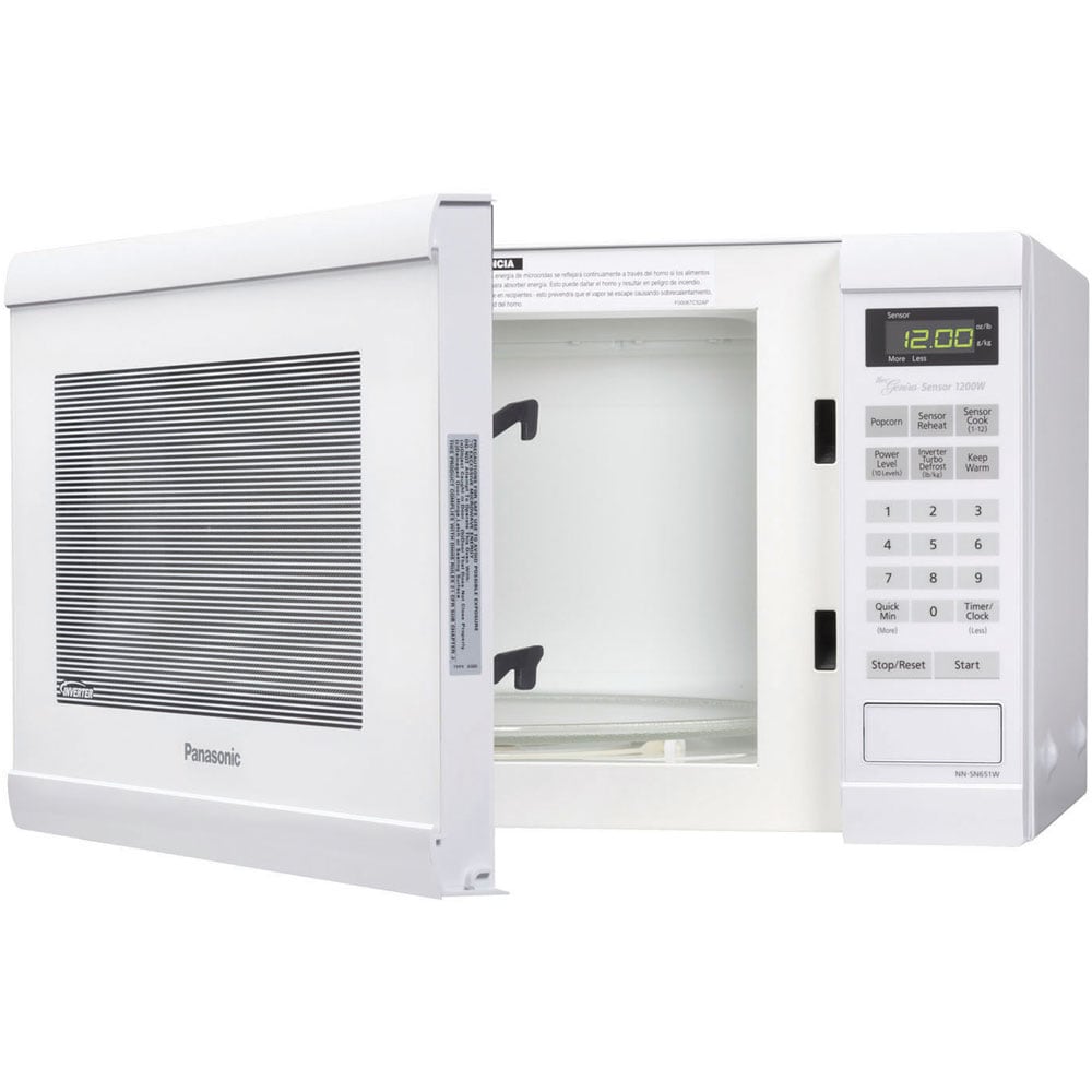 Panasonic Microwave NN-SD664W White 1.2 cubic ft w/ Inverter Technology 