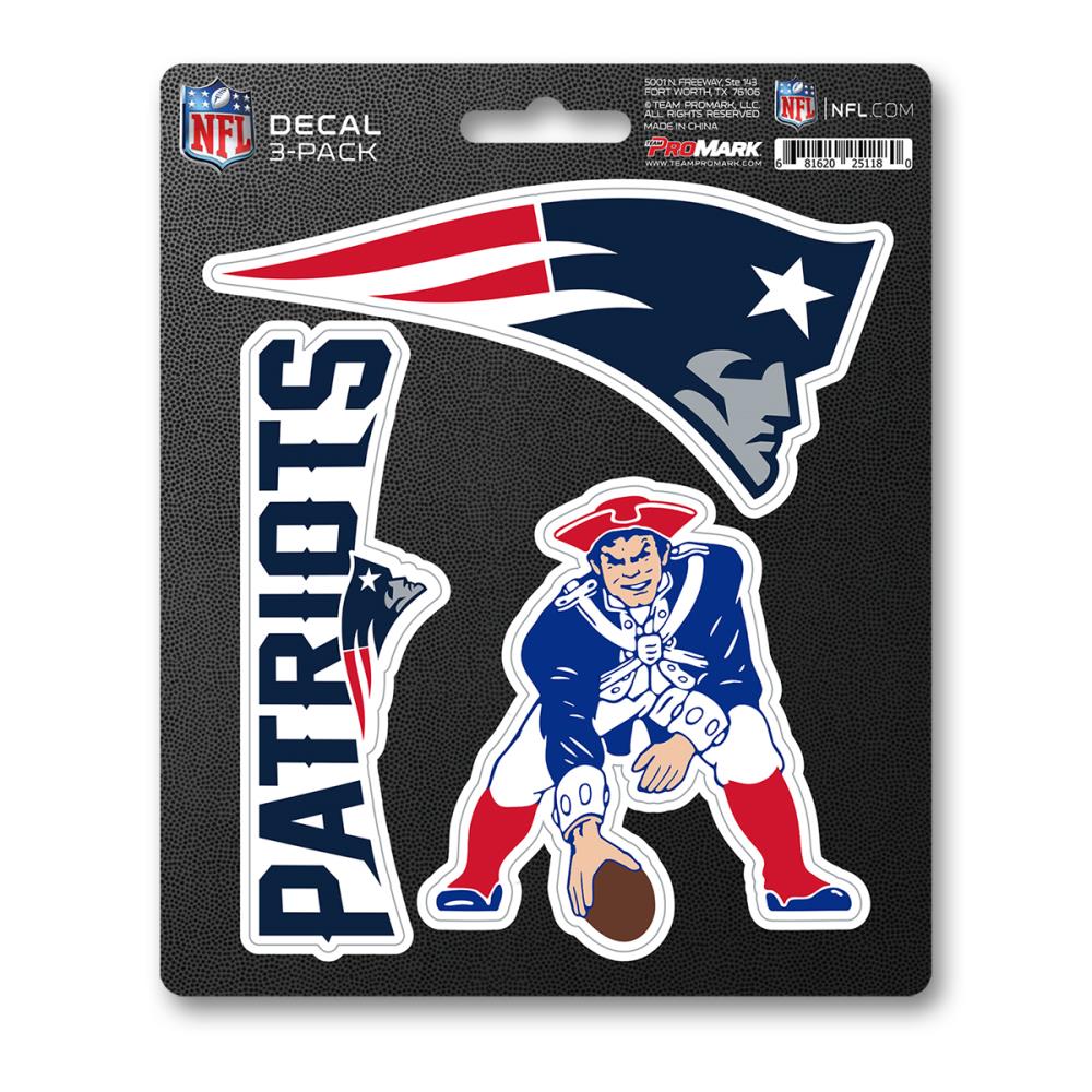 Team ProMark New England Patriots 3-Pack Decal Set at Lowes.com