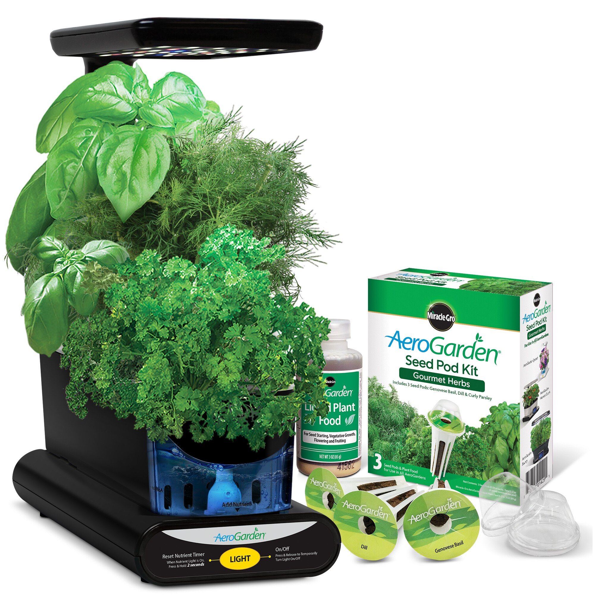AeroGarden Sprout LED Hydroponic System 10-in Maximum Plant Growth Height 