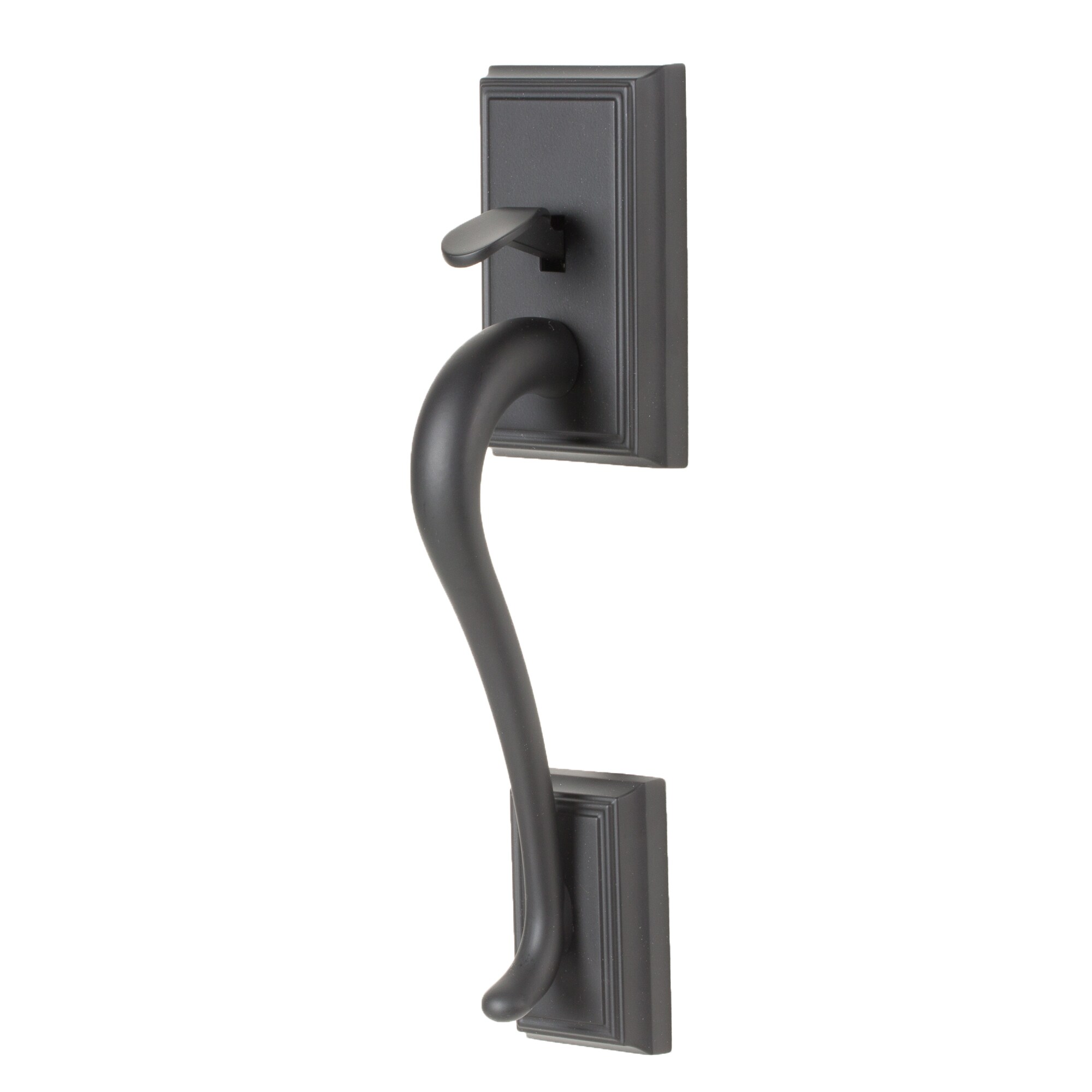 Schlage F Addison x Knob Matte Black DoubleCylinder Deadbolt