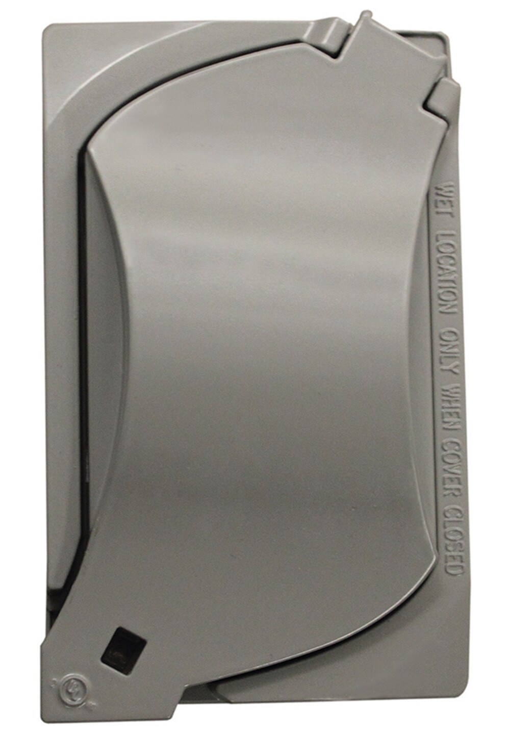 Sigma Electric  Rectangle  Metal  1 gang Vertical GFCI Cover  For Wet Locations 