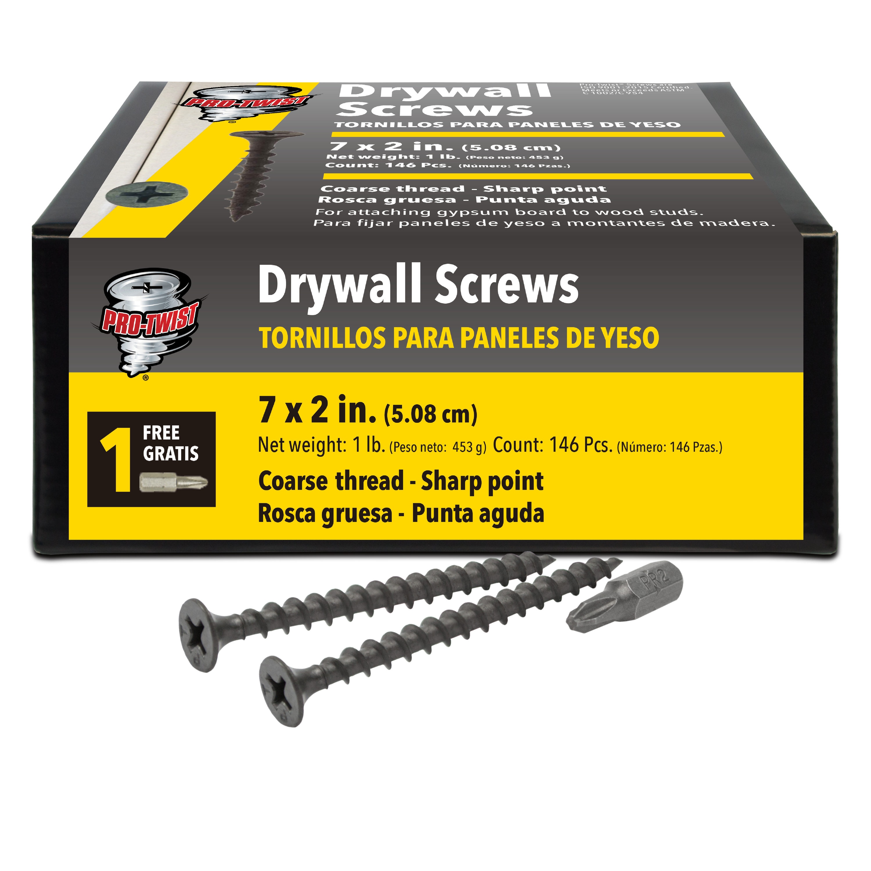 Drywall Scrw Ft 7x2 1#