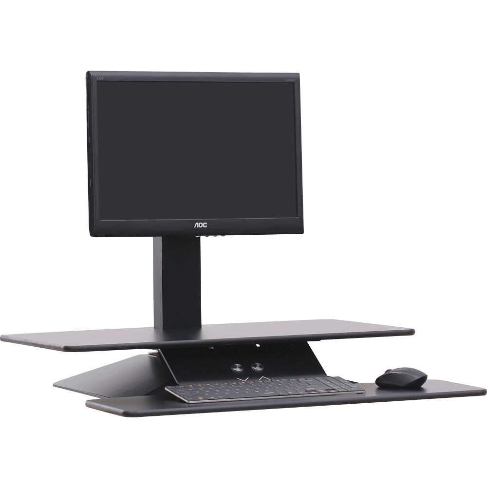 lorell sit to stand monitor riser