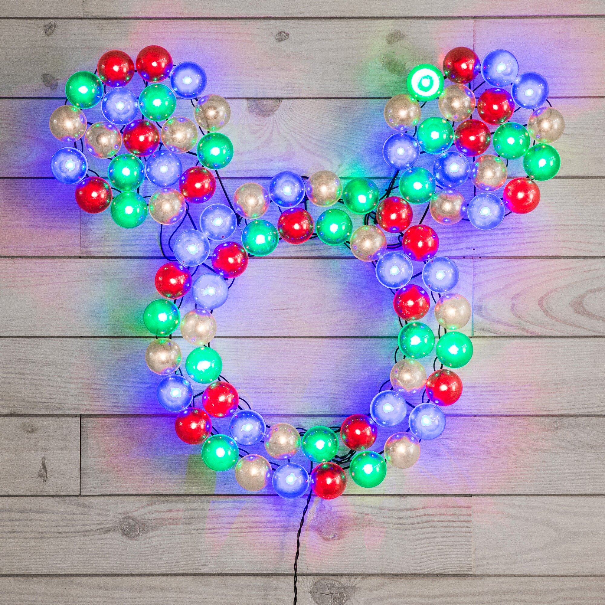 Mickey Mouse Light Up Christmas Wreath 