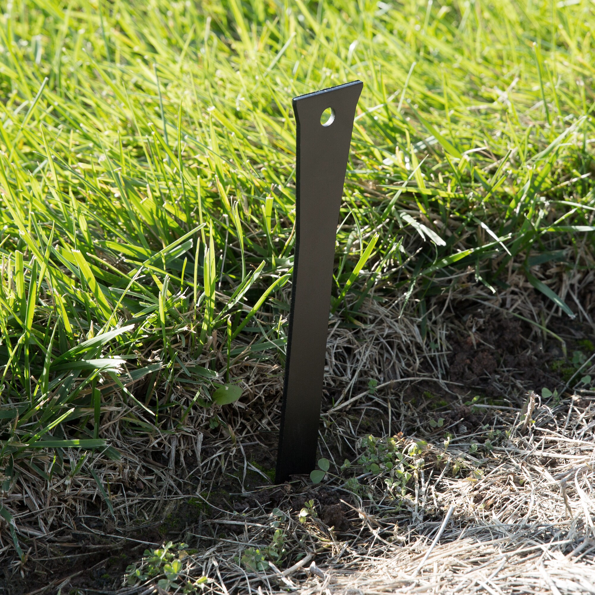 COLMET 12in Black Steel Edging Stake in the Edging Stakes department