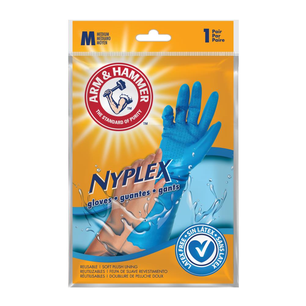 60 Arm & Hammer One Size Fits All Vinyl Gloves 