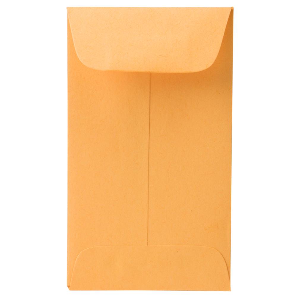 300 KRAFT COIN ENVELOPES SMALL CHANGE PARTS ENVELOPE  #3 SIZE 2.5" BY 4.25" 