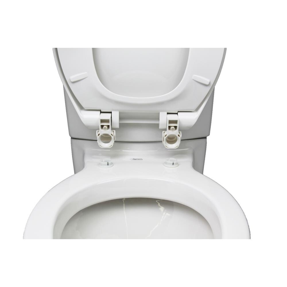 American Standard Encompass Plastic Round Slow-Close Toilet Seat in the