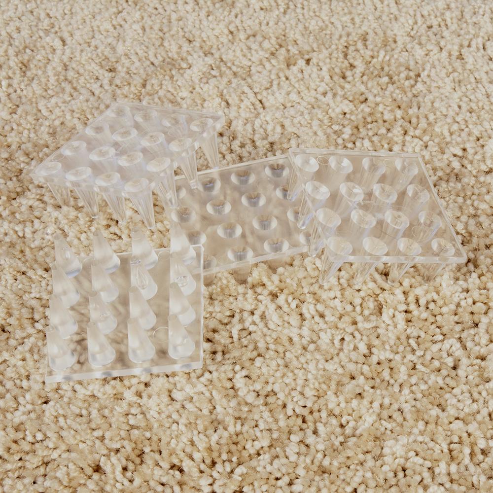 SoftTouch Self Stick Anti-Dent Carpet Protectors for Deep Pile Carpet  5/8"H 2 
