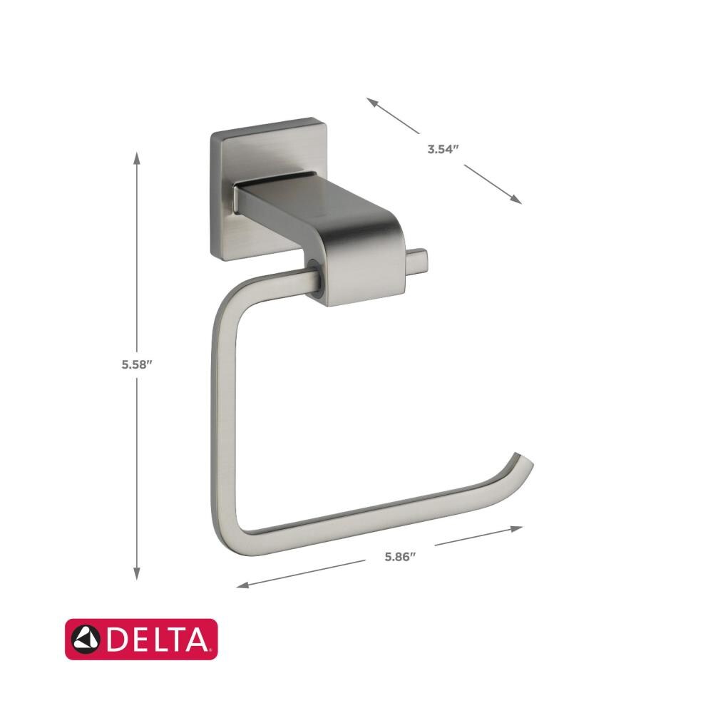 Delta 4-piece Ara Stainless Decorative Bathroom Hardware Set in 