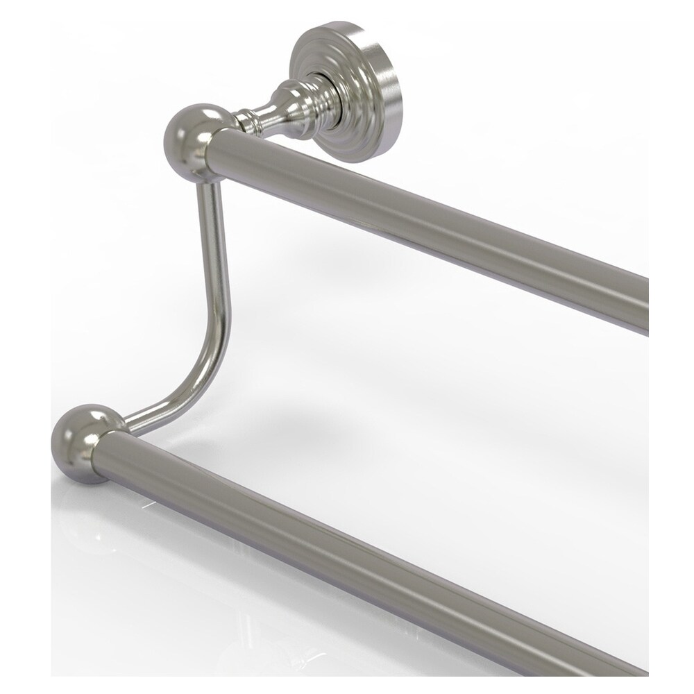 Allied Brass Waverly Place 36-in Double Satin Nickel Wall Mount Double Towel Bar