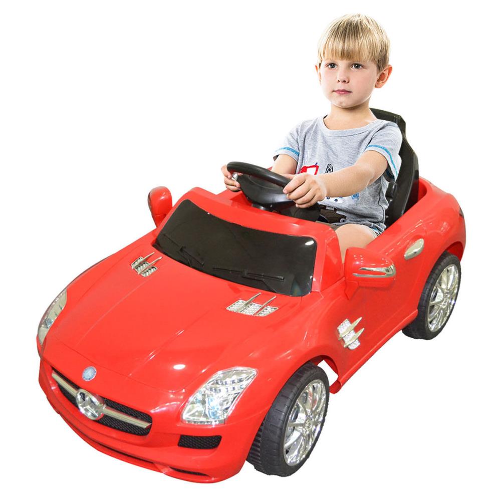 mercedes benz toy car red