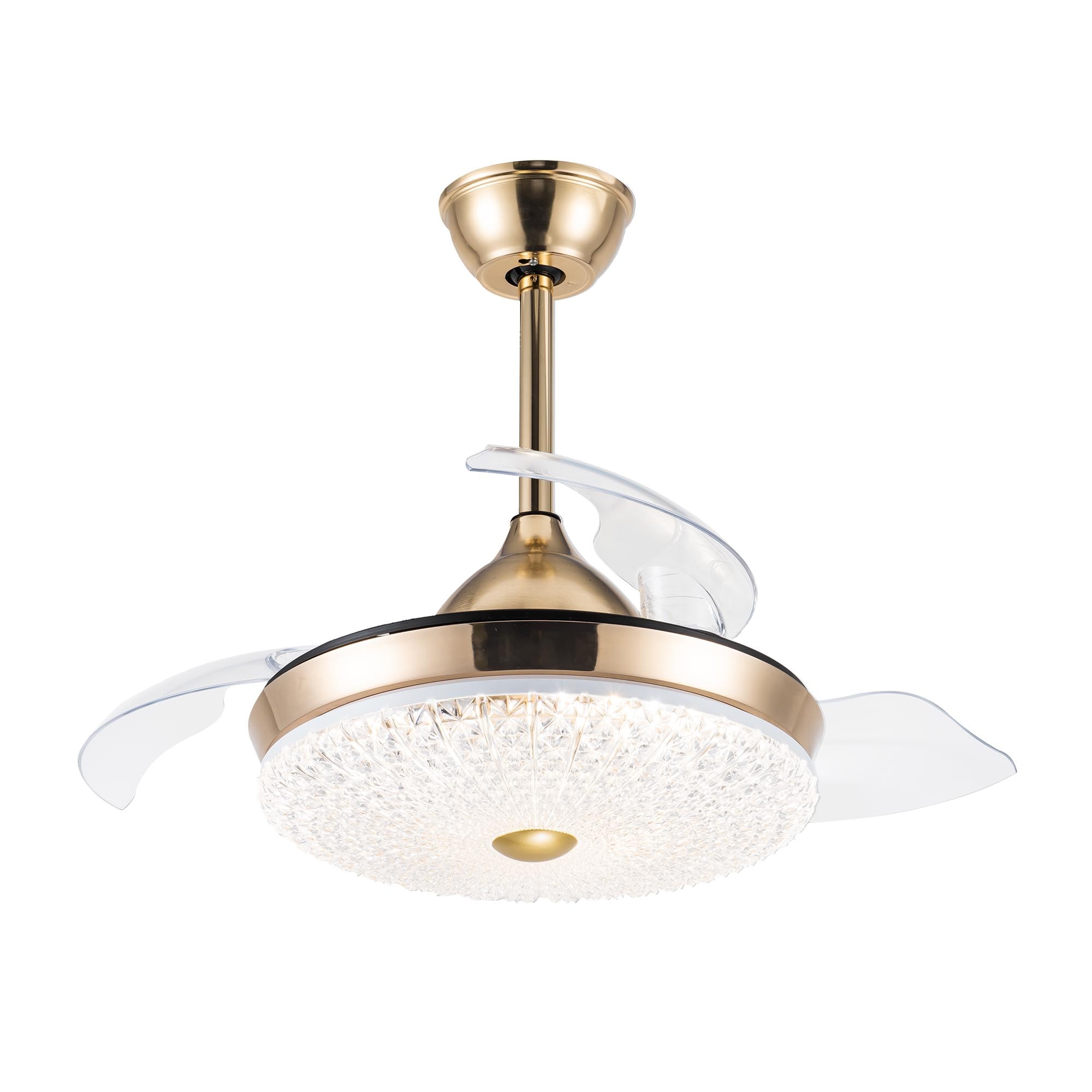LED Pendant Light Foldable Fans Angle Adjustable Ceiling Lamp Energy Saving 