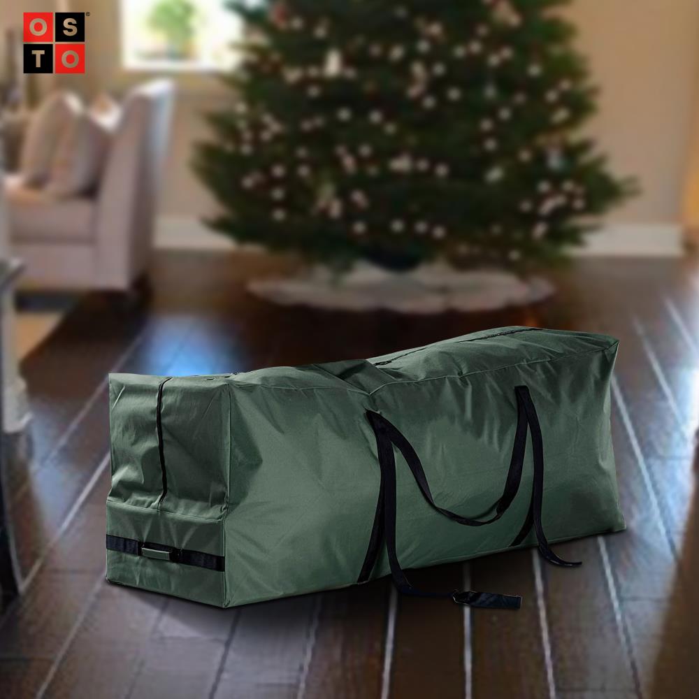 Durable Handles & Wheels for Easy Carrying and Transport Artificial Disassembled Trees Rolling Large Christmas Tree Storage Bag 5 Year Warranty Tear Proof 600D Oxford Duffle Bag Fits Upto 9 ft