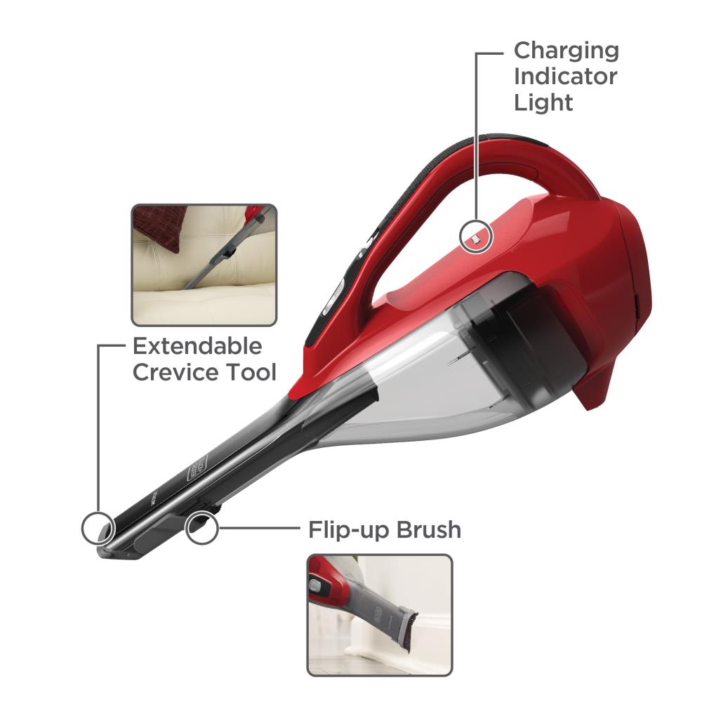 Samsung VC-LSH60 Hand Vacuum Cleaner Cordless Mini Dustbuster Portable Red 