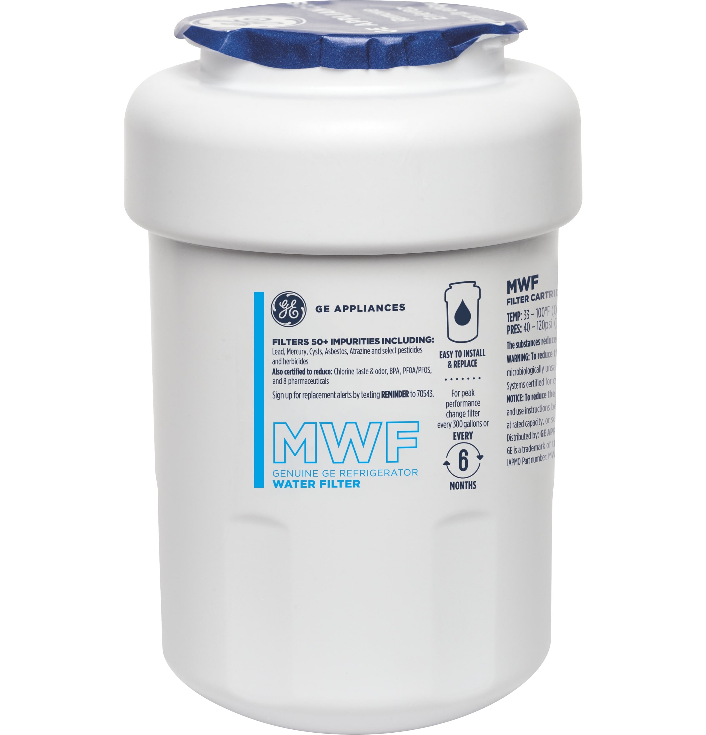 GE Appliances MWF Refrigerator Water Filter Cartridge NEW and SEALED! 