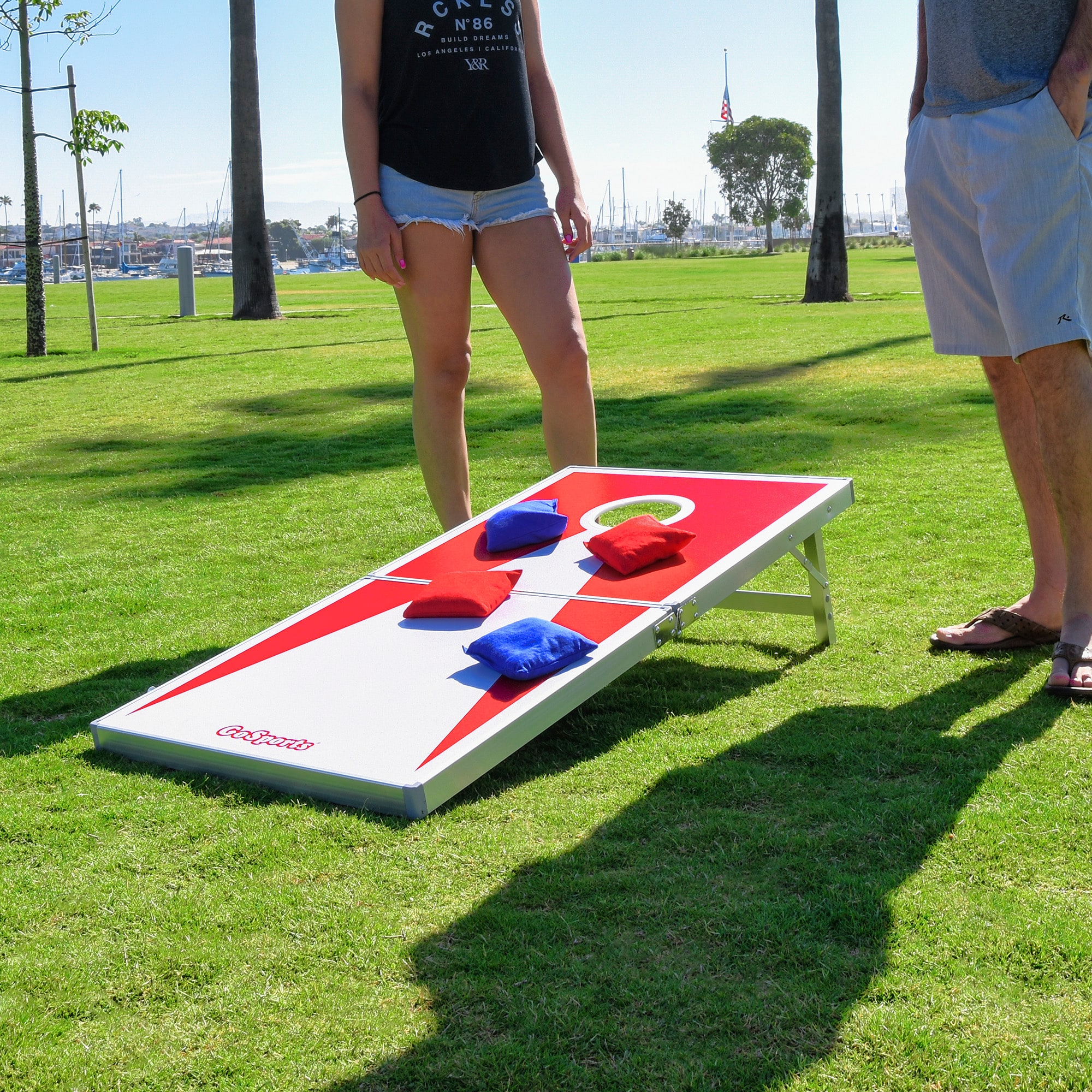 beach for parties yard game fun for all ages. lawn game Ring toss game cornhole home camping schools outdoor game cabin family