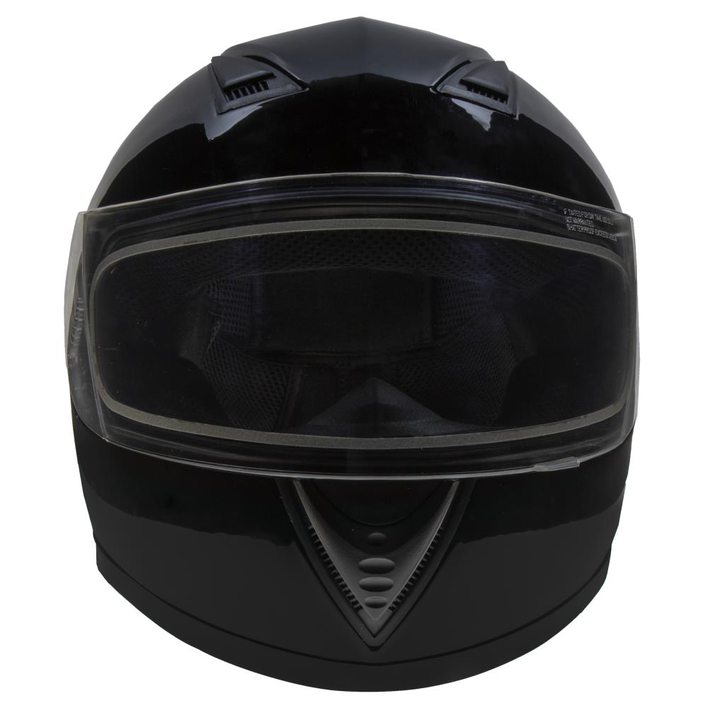 raider youth black snowmobile helmet