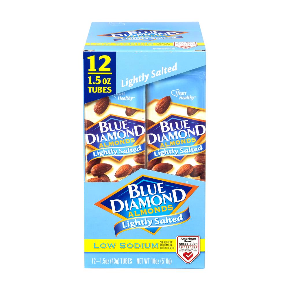 Blue Diamond Blue Diamond Low Sodium Lightly Salted Almonds 15 Oz 12 In The Snacks And Candy