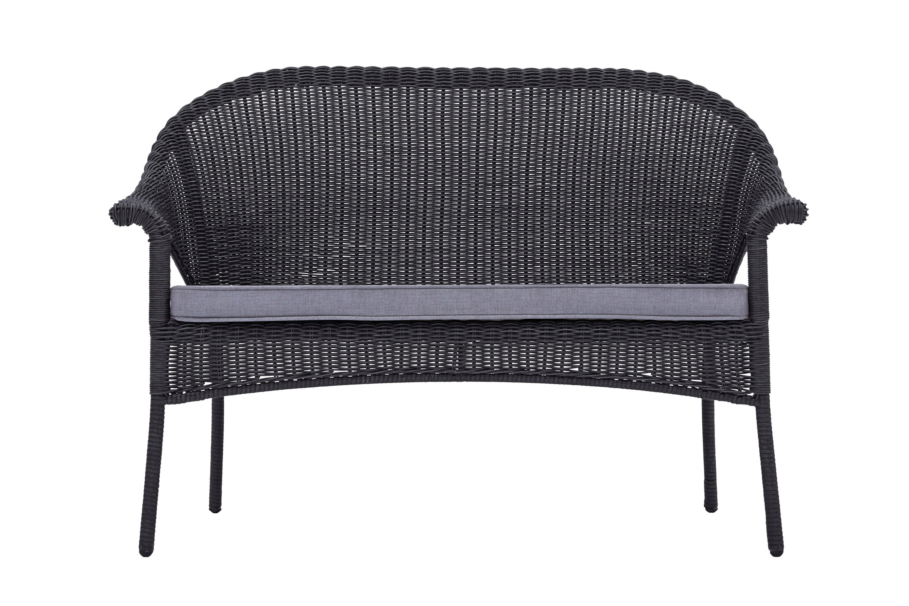 Style Selections Valleydale Woven Outdoor Loveseat with Steel Frame in