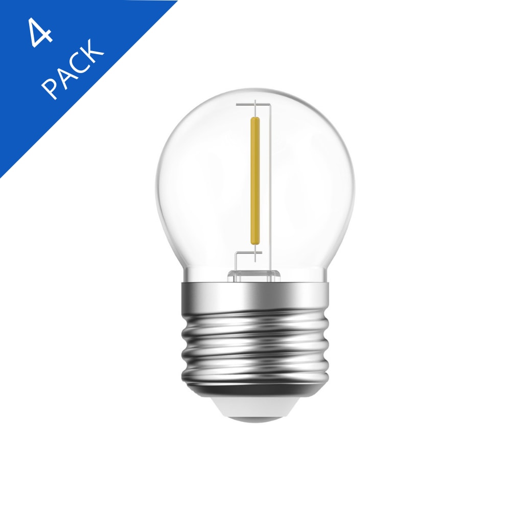 Westinghouse Lighting 4511320 7.5-Watt Equivalent S11 Clear LED Light Bulb with Medium Base Four Pack 