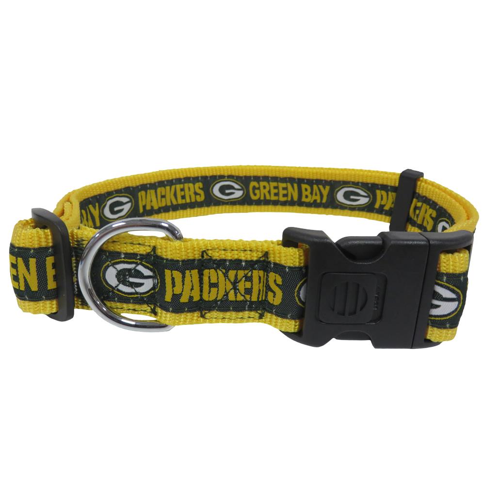 X-Large HUNTER Green Bay Packers Adjustable Pet Ribbon Collar 