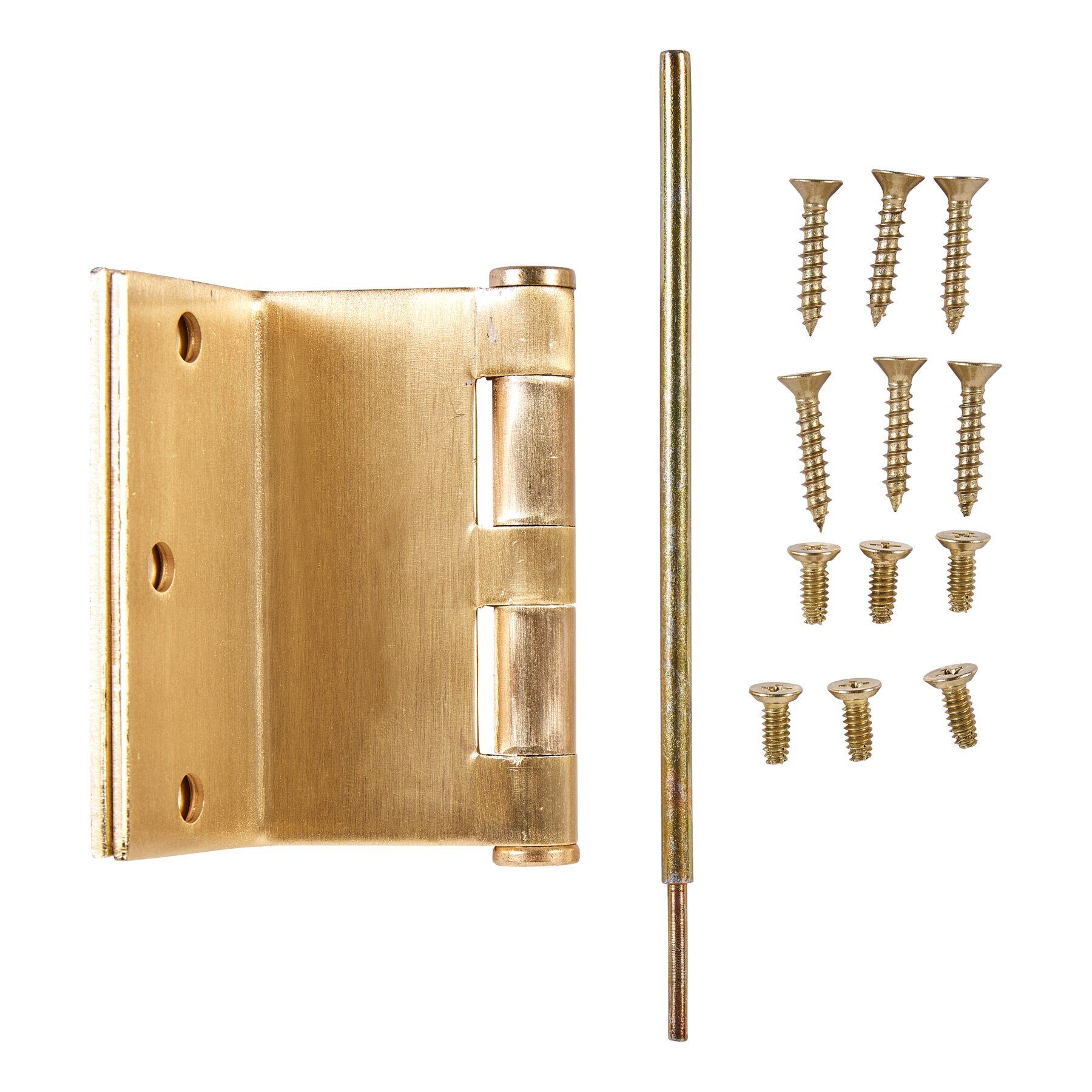 National Hardware N176-644 V512 Door Hinge in Satin Brass