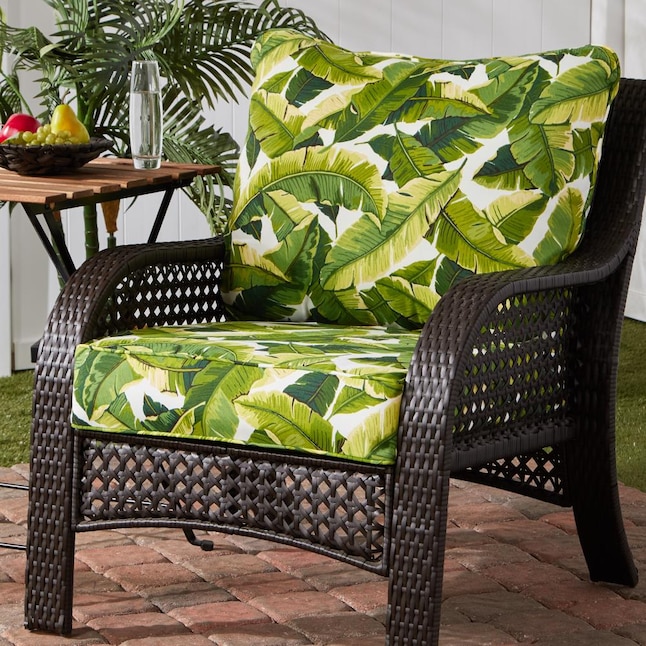 Greendale Home Fashions Round Indoor/Outdoor Dining Chair Cushion Set of 2