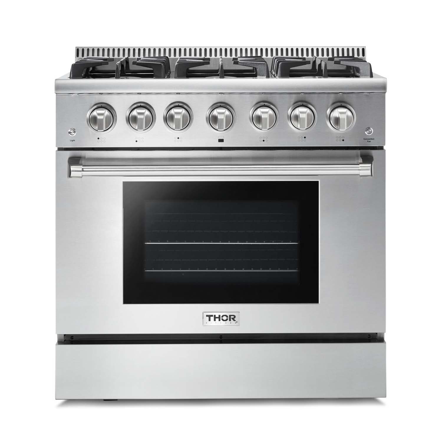 Thor Kitchen Pro-Style Stainless Steel Gas Range top 36inch-3605 Gas Stove Top Cooker 
