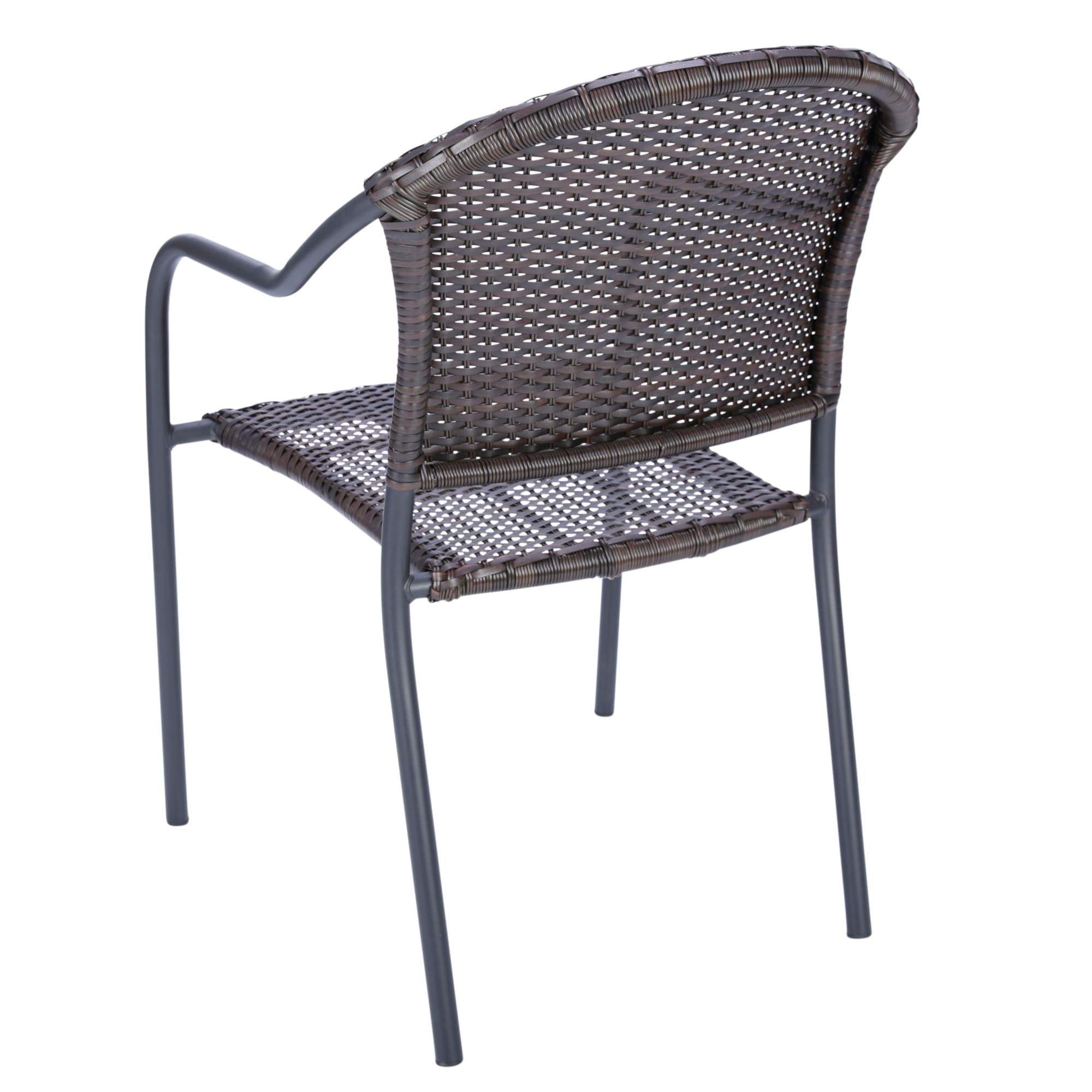 Stacking Wicker Outdoor Patio Dining Chair By Hampton Bay - Patio Furniture