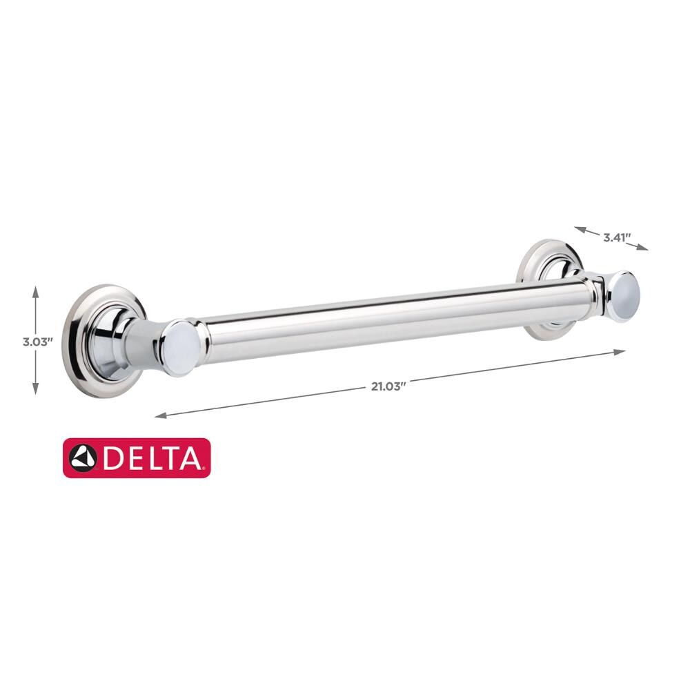 Delta Transitional 18in Polished Chrome Wall Mount (ADA Compliant