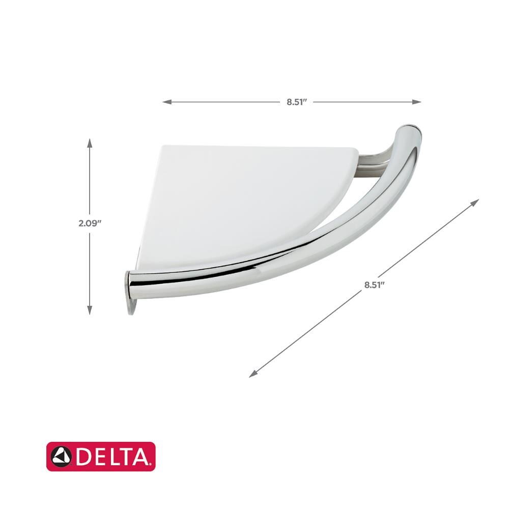 DELTA Polished Chrome Wall Mount (Ada Compliant) Grab Bar (300-lb 