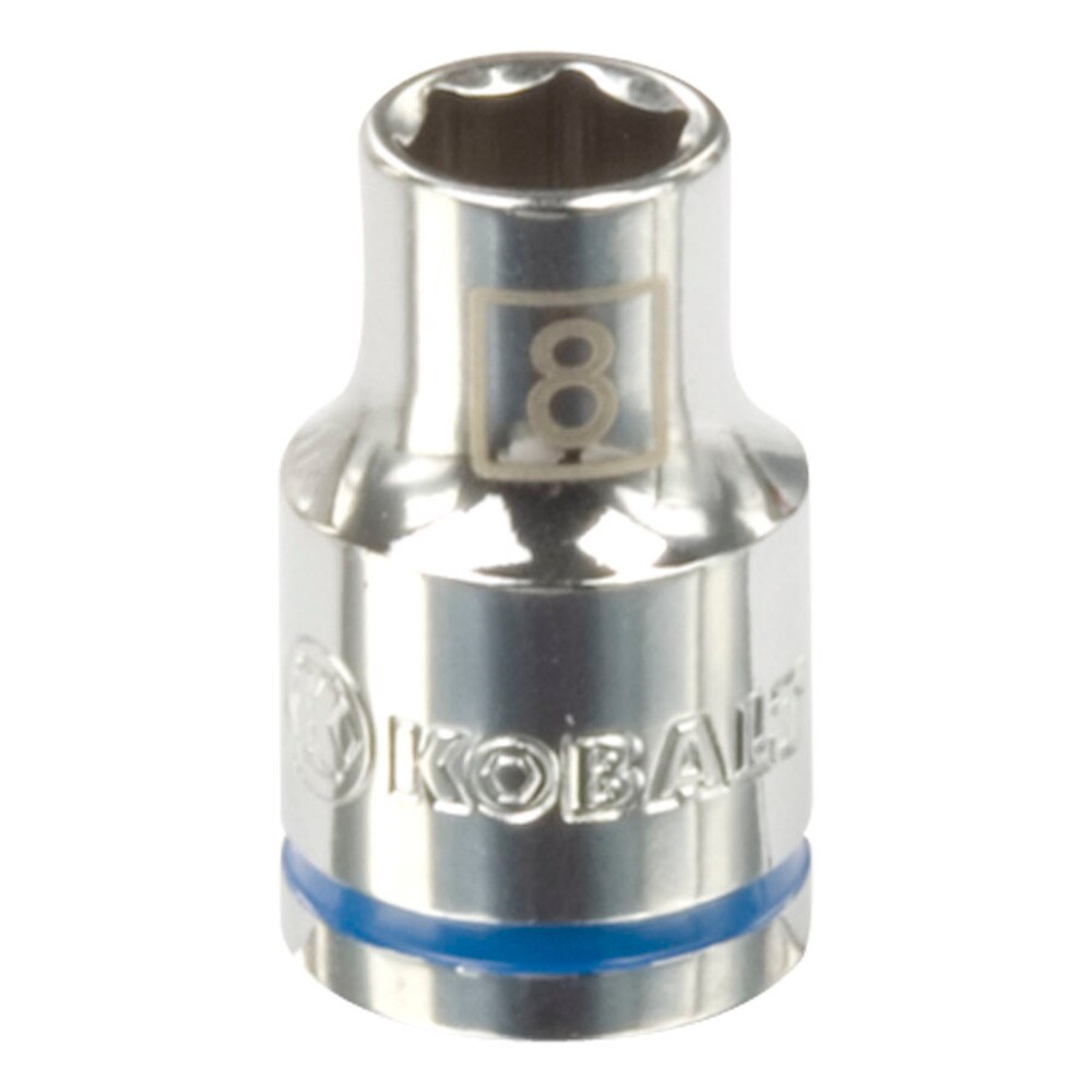 3/8 DR 6 Point Kobalt 8pc Steel Grip Cam Lock MM Metric Socket Set