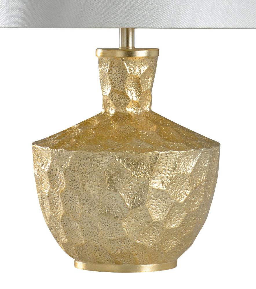 Stylecraft Home Collection 29.75-in Gold Leaf 3-way Table Lamp With 