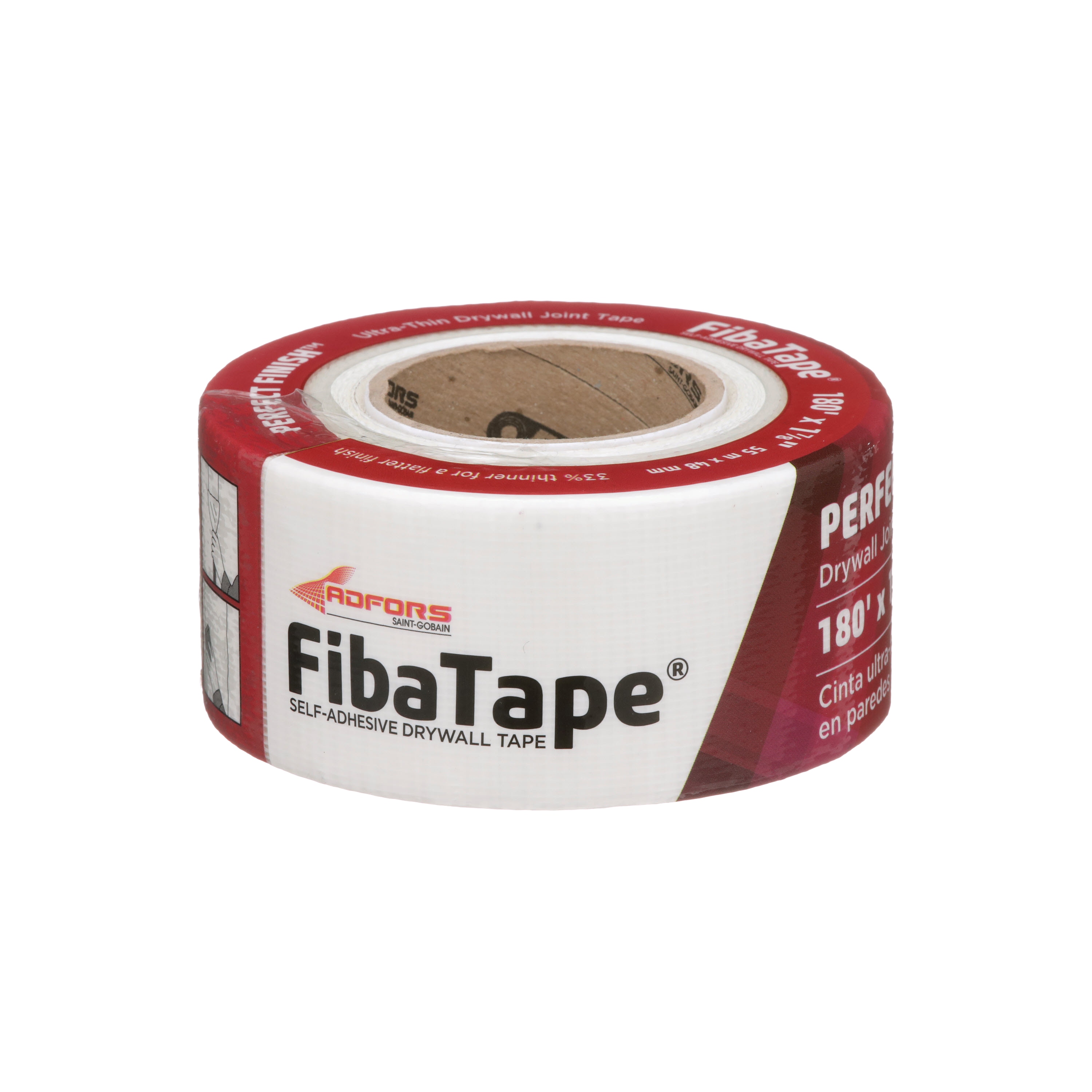 L x 2 in ADFORS  FibaTape  75 ft W Paper  White  Drywall Tape 