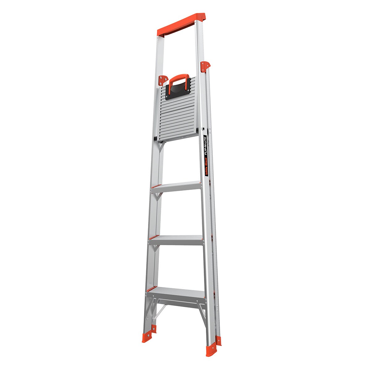 Little Giant Ladders Flip-N-Lite M6 Aluminum 6-ft Type 1A- 300 lbs. Capacity Platform Step Ladder