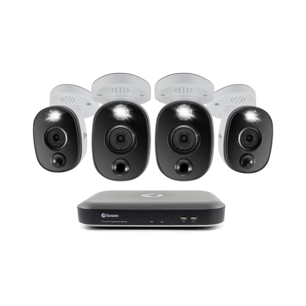 Swann NHD-880 4K Bullet White IP Indoor/Outdoor CCTV Security Camera Single Cam 
