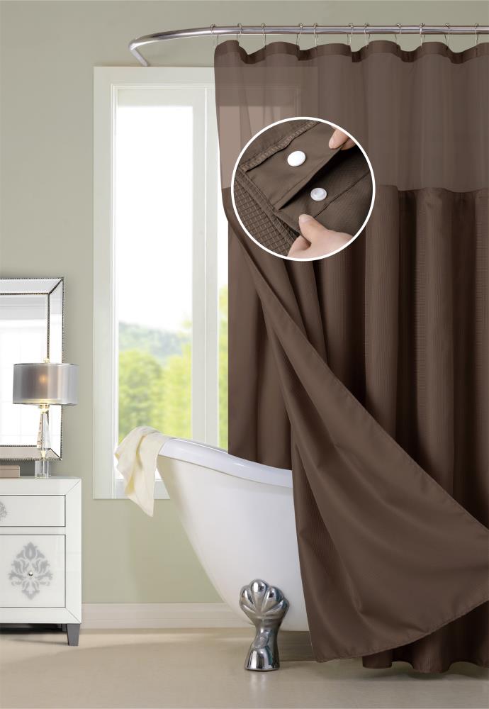 2Pc/Set Polyester Window Bath Curtain Drapes w/ Hook Ring Horses 