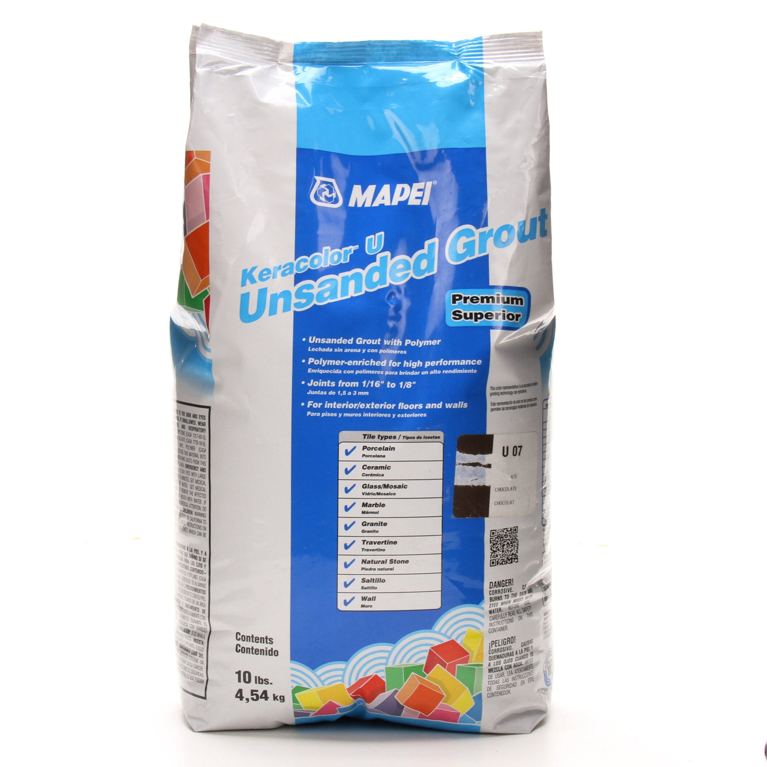 Lot Of 2 Mapei 10-lb Premium Keracolor U 07 Unsanded Grout Chocolate New 