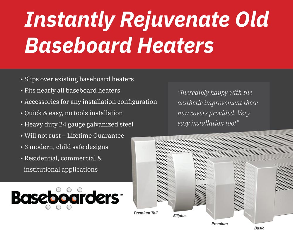 Baseboarders 5 Elliptus Baseboard Heater Cover 