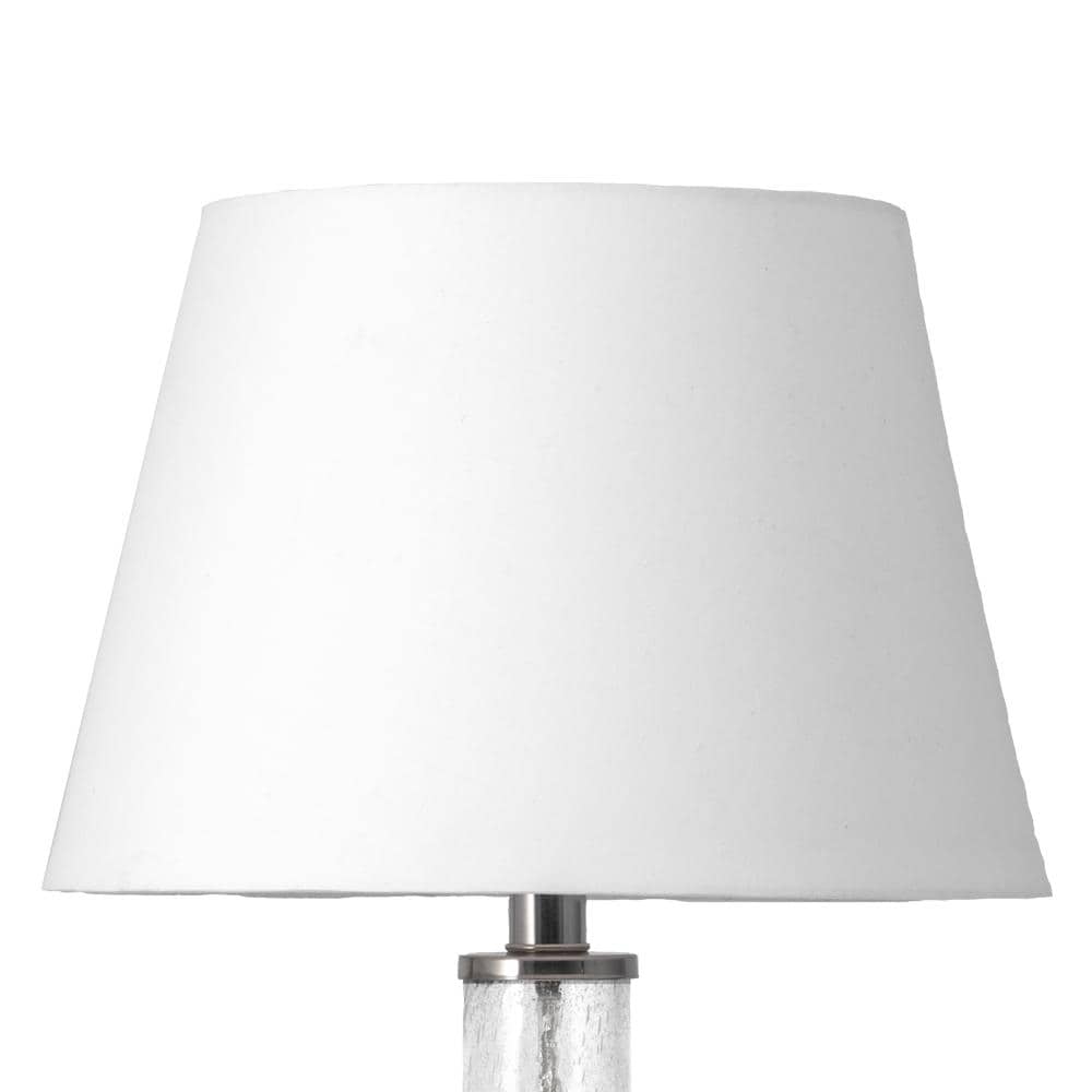 nuLOOM Clear Table Lamp with Fabric Shade