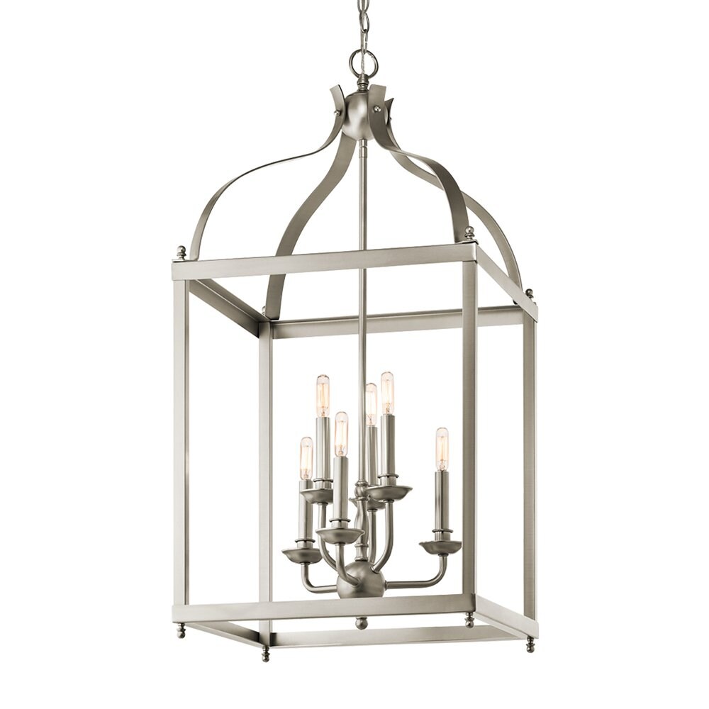 kichler larkin 6 light foyer pendant