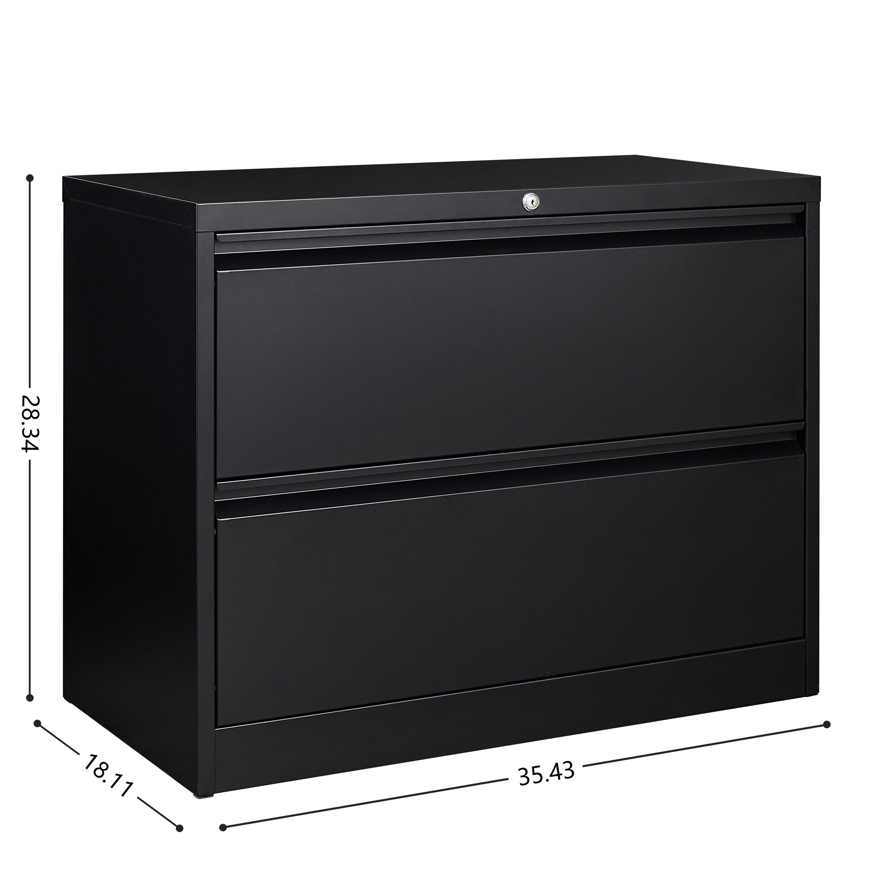 Metal lateral file Cabinet with 2/3/ Drawers Office Home Storage filling Cabinet 