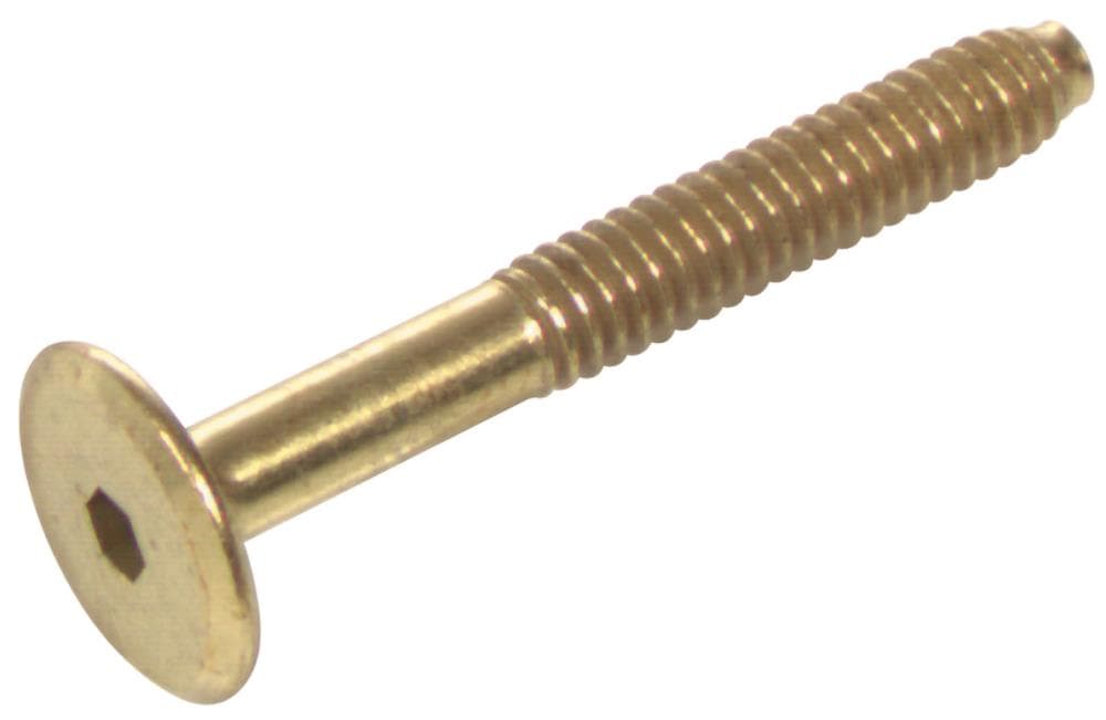 Nylon Binding Post with Screws White Nylon The Hillman Group The Hillman Group 4265 1/2 In 15-Pack 