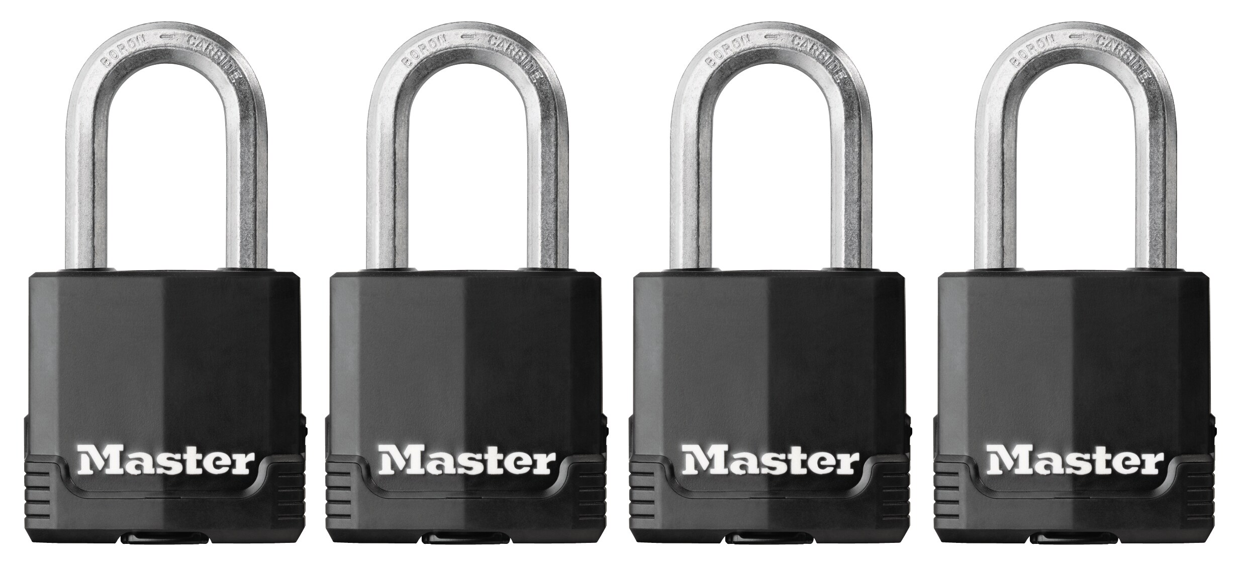 Lock Set by Master M40KA Lot of 2 KEYED ALIKE Round Sealed Shrouded Carbide 