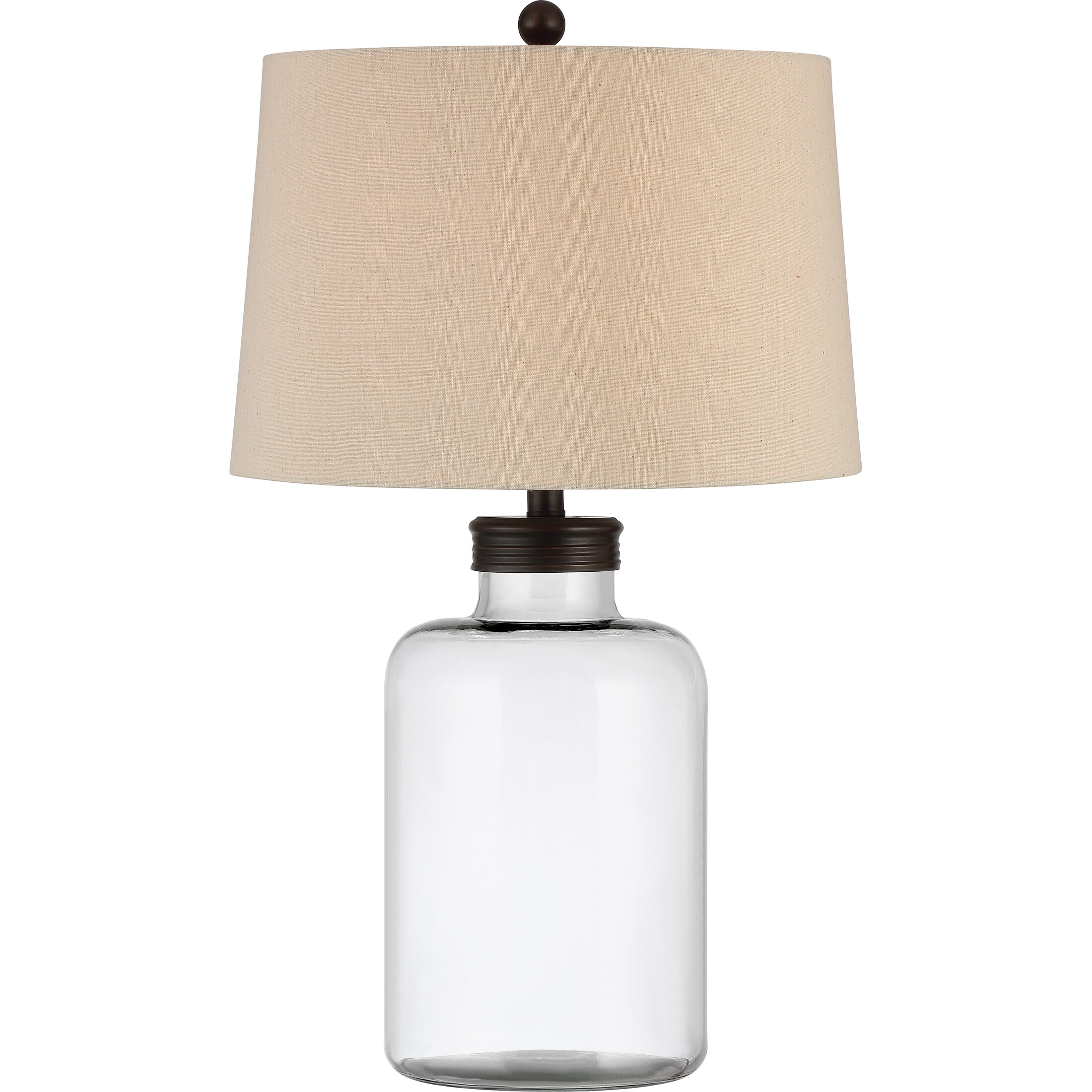 clift glass table lamp