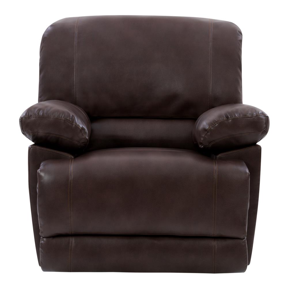 corliving kate bonded leather recliner