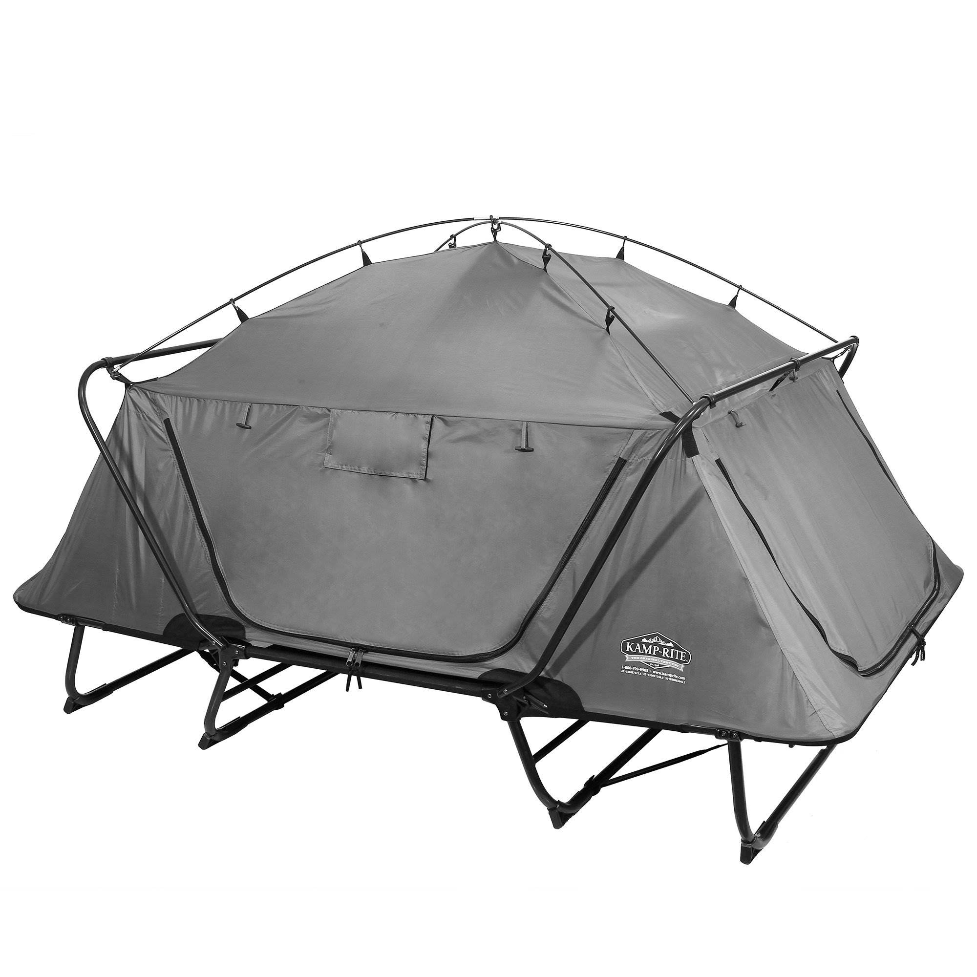 Kamp Rite CTC 2-Person Compact Collapsible Backpacking Camping Tent Cot 2 Pack